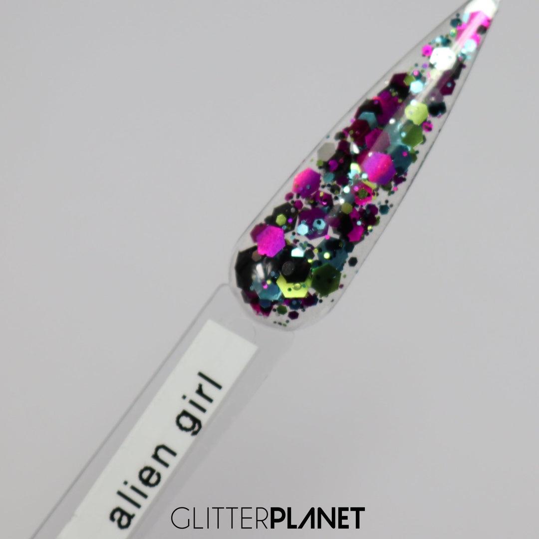 Alien Girl | Glitter Acrylic 10g