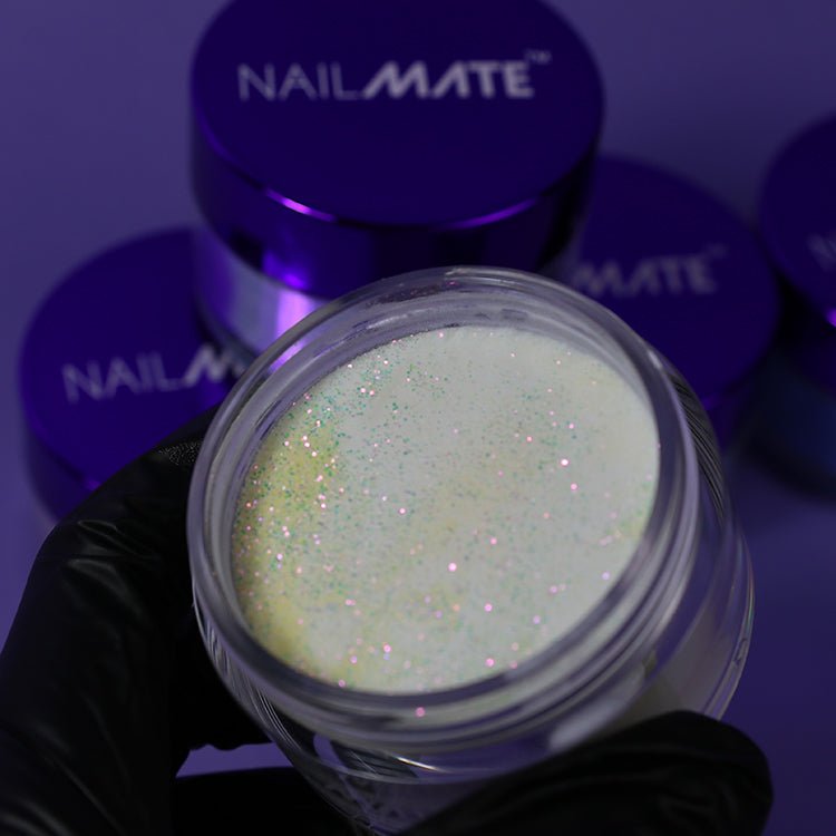 Angel Frost Iridescent Glitter Acrylic Nail Powder