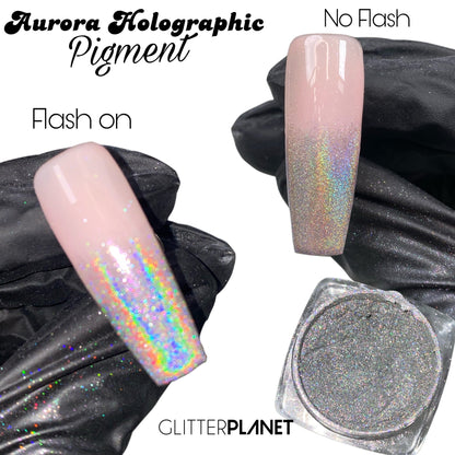 Aurora Holographic Chrome Pigment