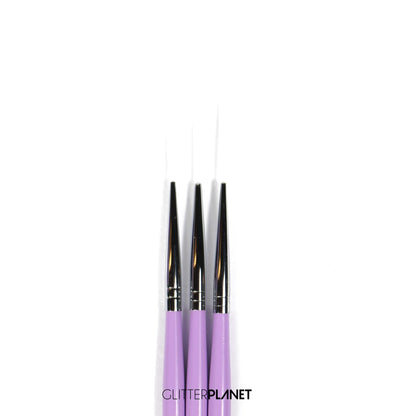 Baddest Liner Synthetic 3pcs Brush Set