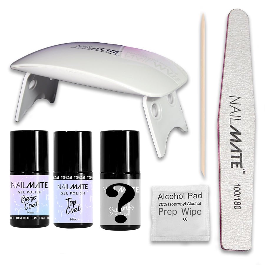 Beginner Gel Polish Nail Kit - Glitter Planet