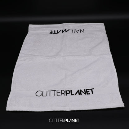 Black or White Glitter Planet Desk Towel