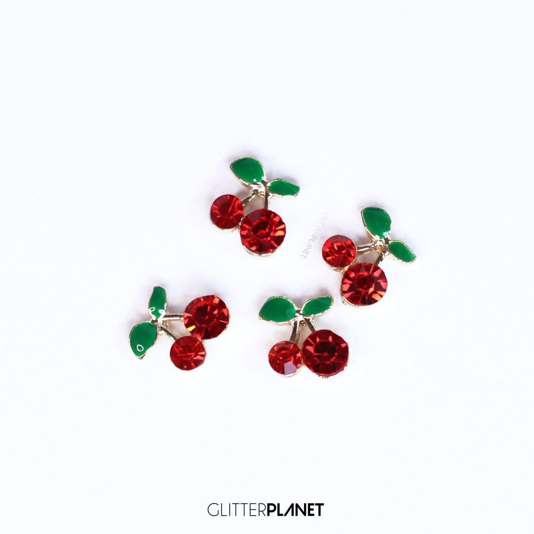 Cherry Kawaii Nail Charms x 4pcs