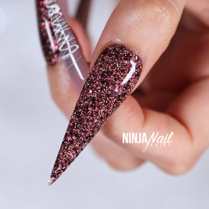 Chocolate Fudge Nail Glitter 5g - Glitter Planet