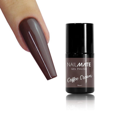 Coffee Cream brown Gel Polish 14ml - Glitter Planet