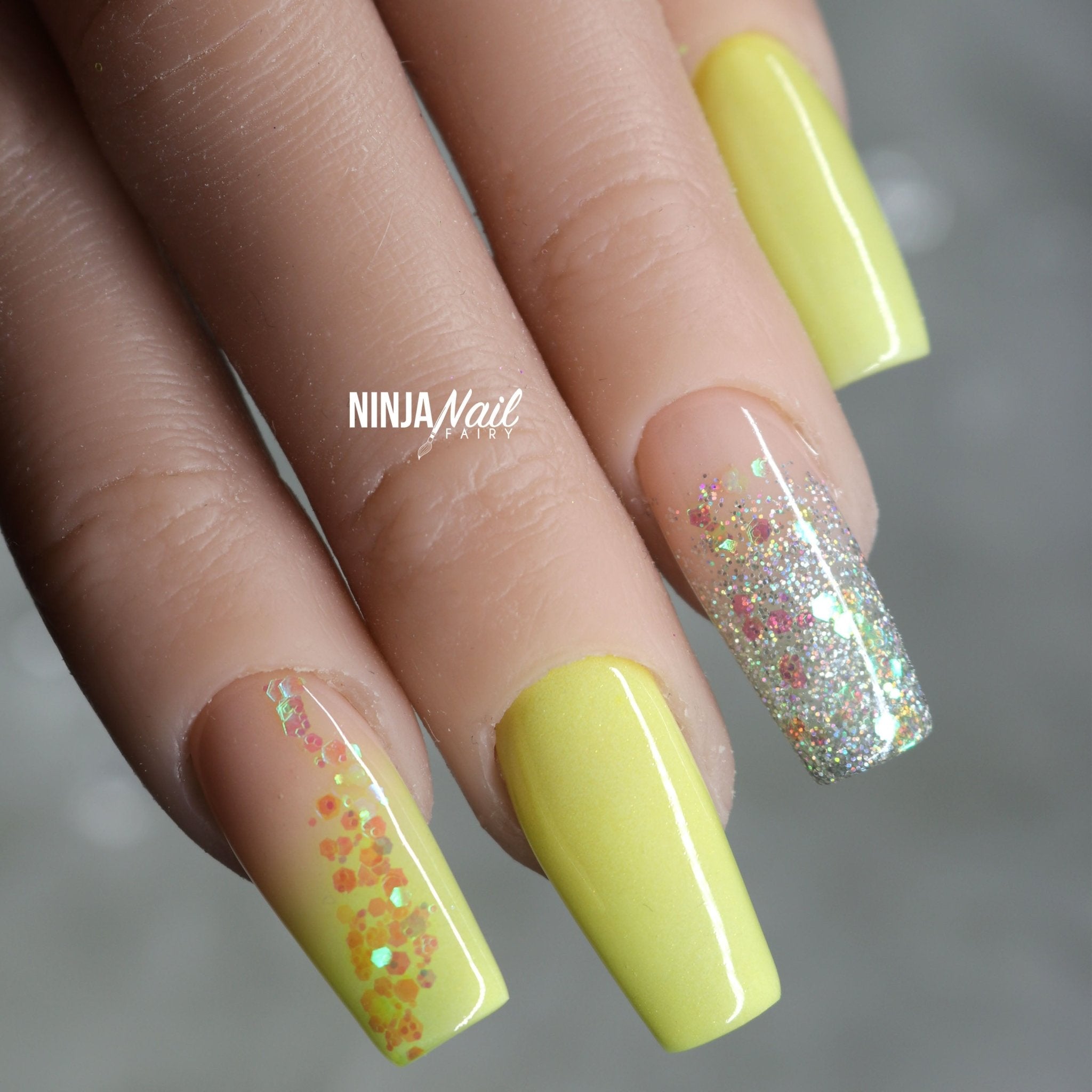 Buttercup Yellow Acrylic Nail Powder - Glitter Planet