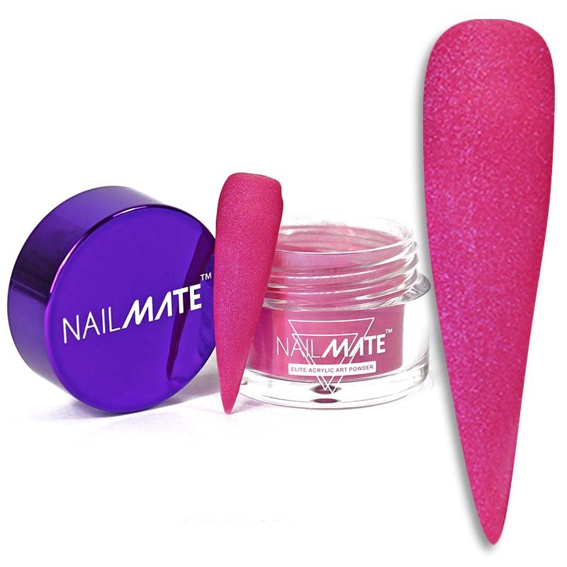 Harlequin Pink Acrylic Nail Powder - Glitter Planet