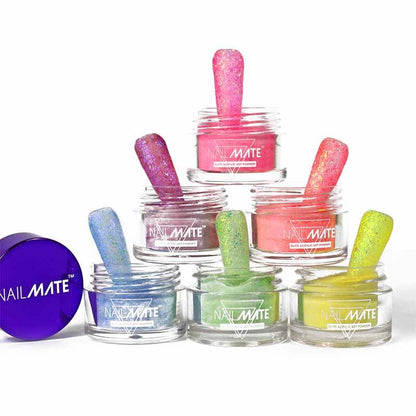 Coloured Acrylic Set x 6 | Sugar Rush - Glitter Planet