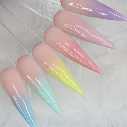 Coloured Acrylic Set x 8 | Pastel