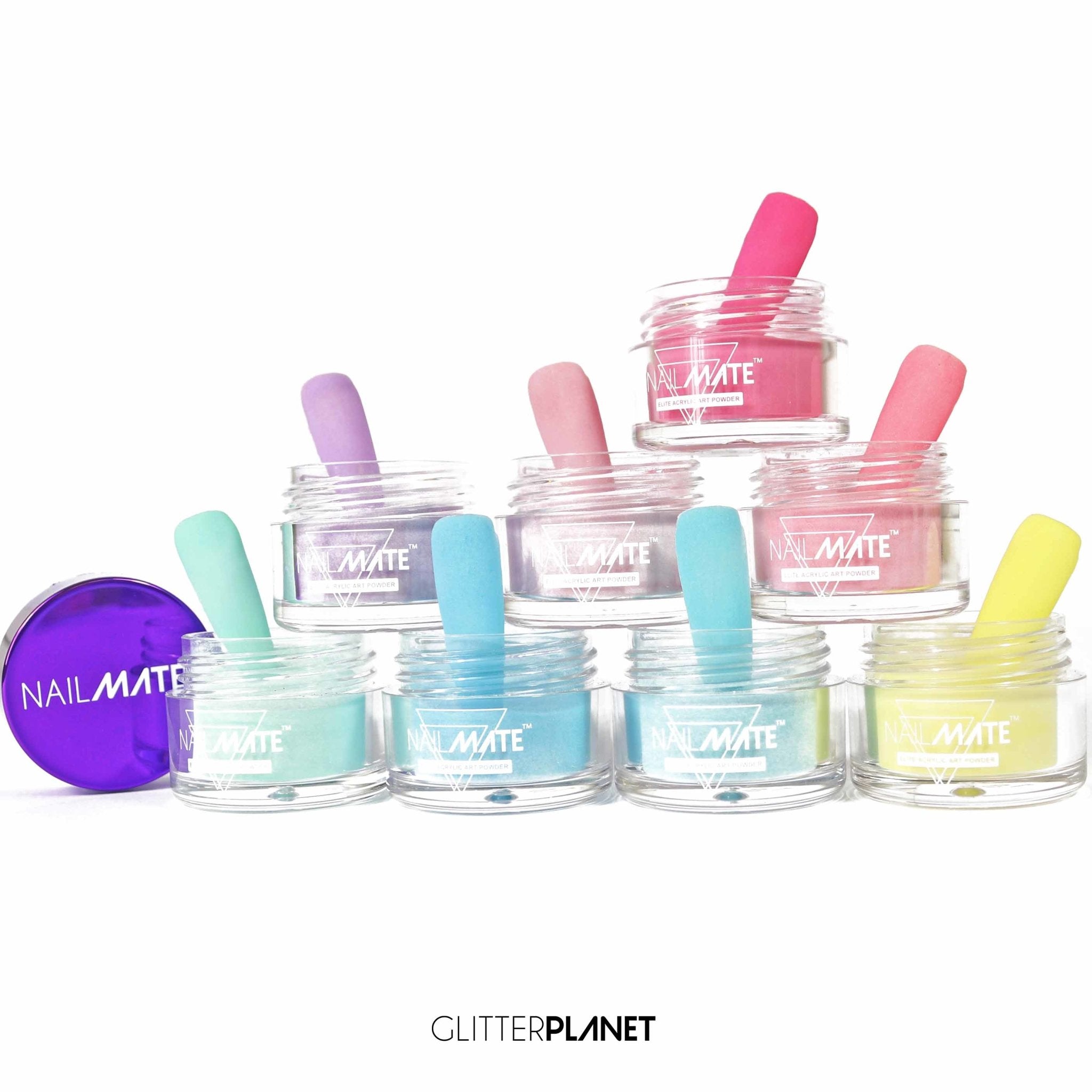 Coloured Acrylic Set x 8 | Pastel