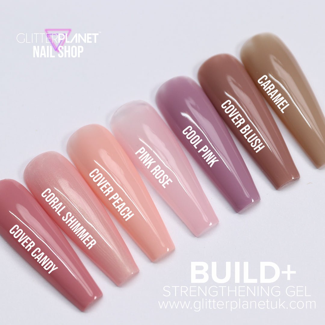 Cover Candy Build+ Strengthening Gel in a Bottle - Glitter Planet