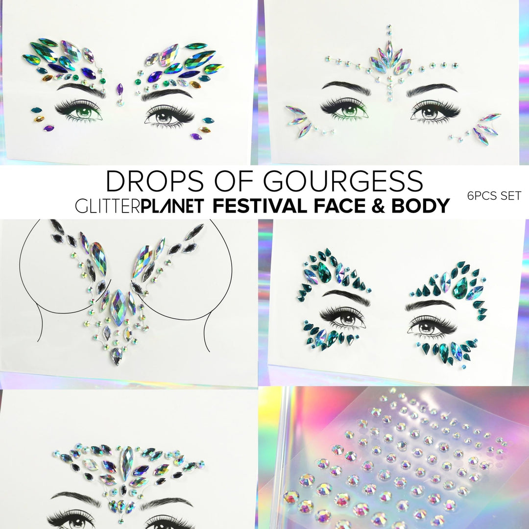 Drops of Gorgeous - Face Gems 6 Piece Set