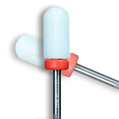 File Bit Linear Large Smooth Top Ceramic E-file Bit - Left & Right Handed – Glitter Planet