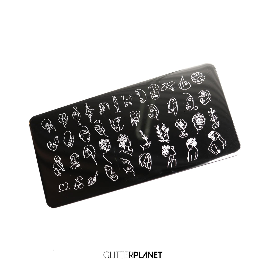 Face It Stamping plate