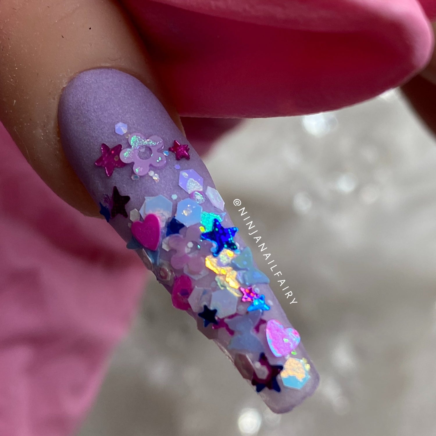 Fun-Topia Nail Glitter 5g - Glitter Planet