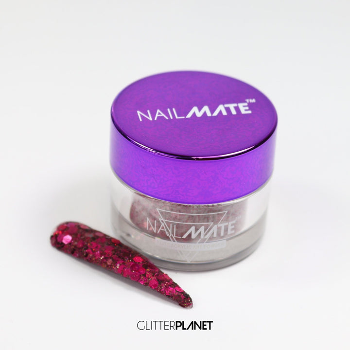Glitter Acrylic Powder | Cherry cola 10g