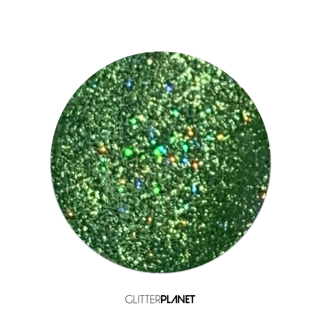 Glitter Acrylic Powder | Green Eyed 10g