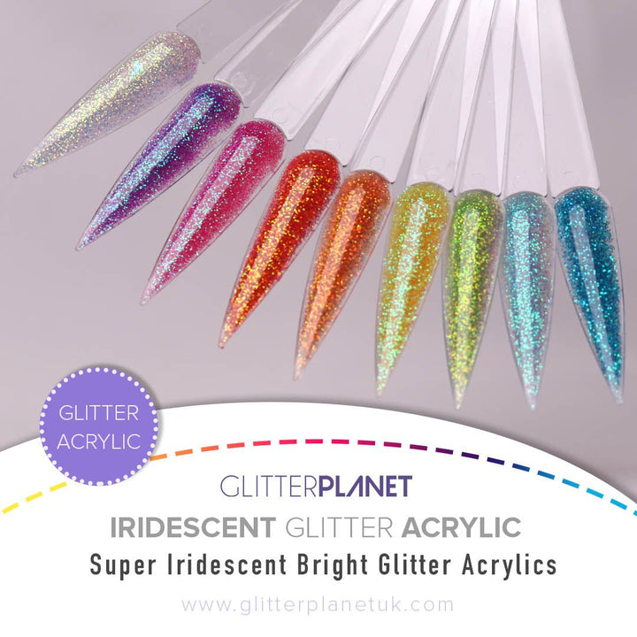 Glitter Acrylic Powder | Lime Zing 10g