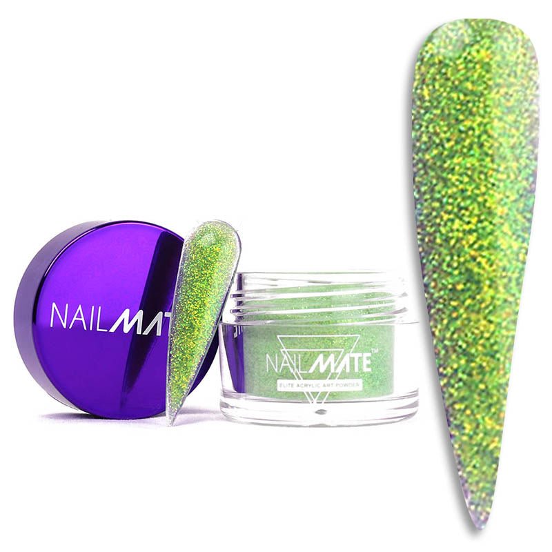 Glitter Acrylic Powder | Lime Zing 10g - Glitter Planet