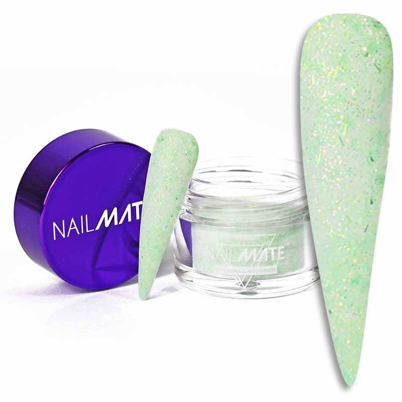 Panties Green Glitter Acrylic Nail Powder - Glitter Planet