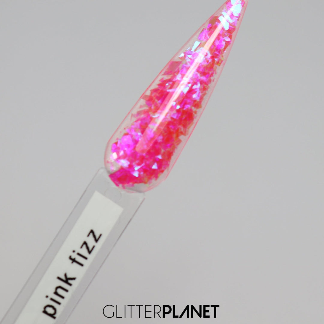 Glitter Acrylic Powder | Pink Fizz10g