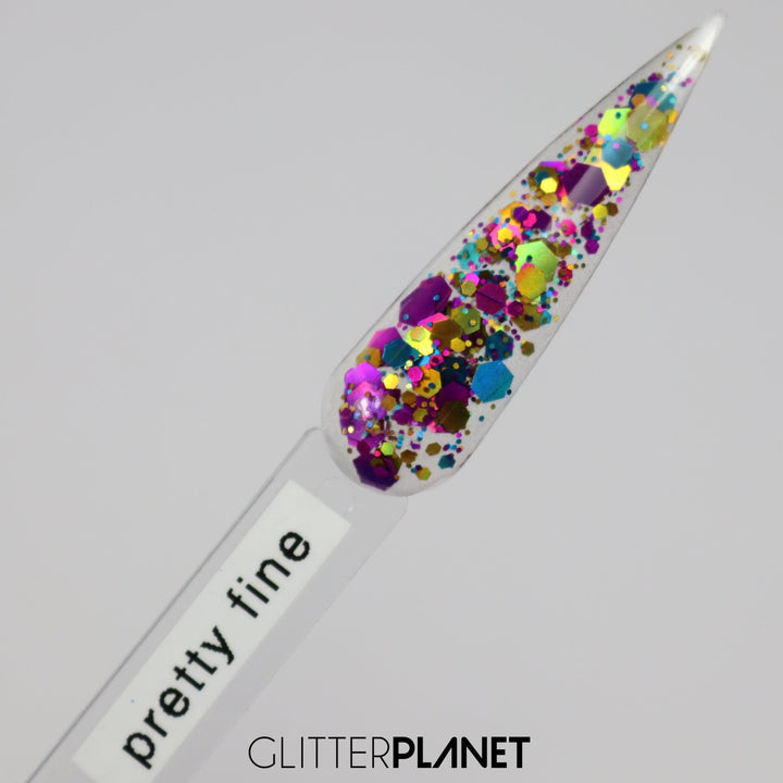 Glitter Acrylic Powder | Pretty Fine 10g