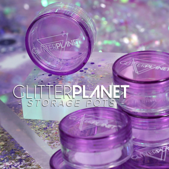Glitter Planet Empty Pot