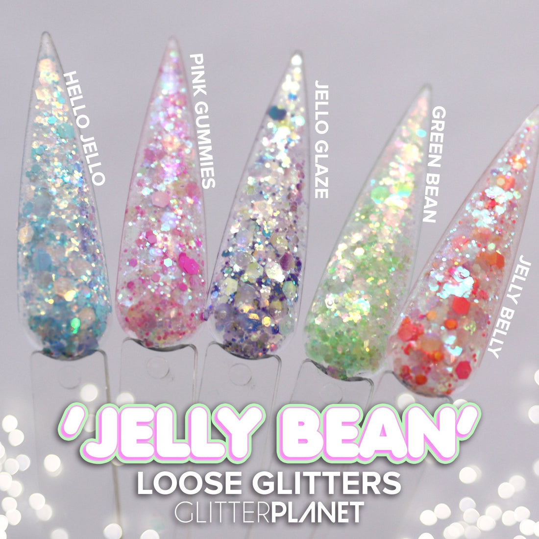 Green Bean | Loose Nail Glitter 5g