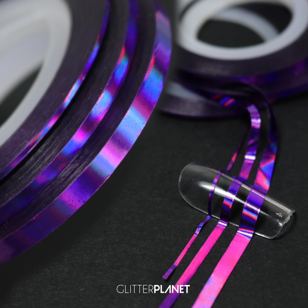 Holographic Purple Striping Tape