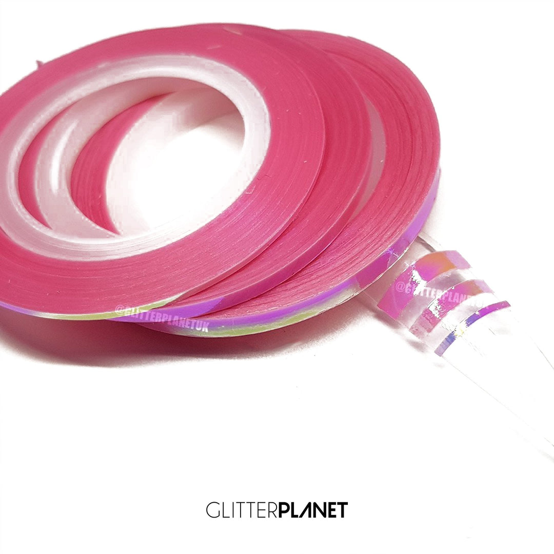 Iridescent Pink Striping Tape - 3pcs