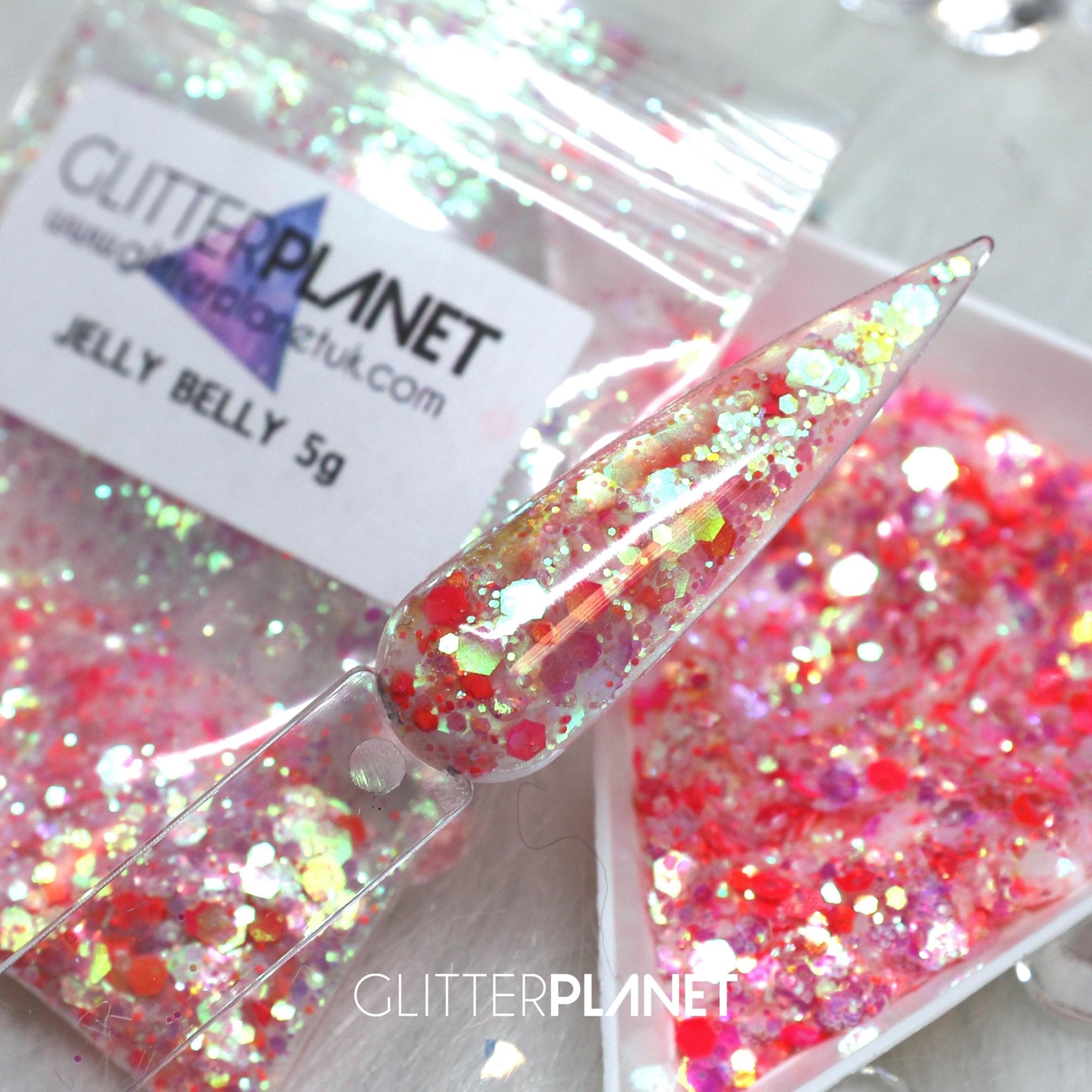 Jelly belly store glitter collection