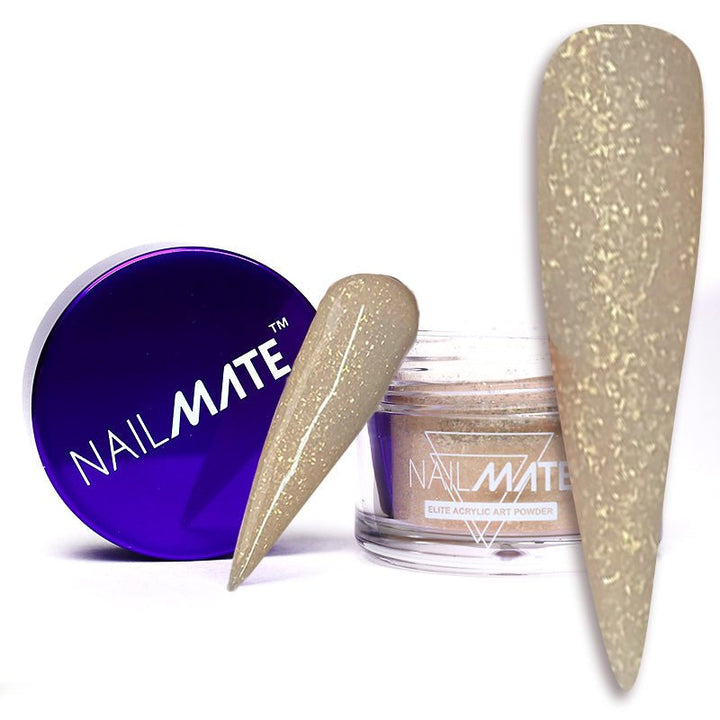 Latte Nude Glitter Acrylic Nail Powder 30g - Glitter Planet