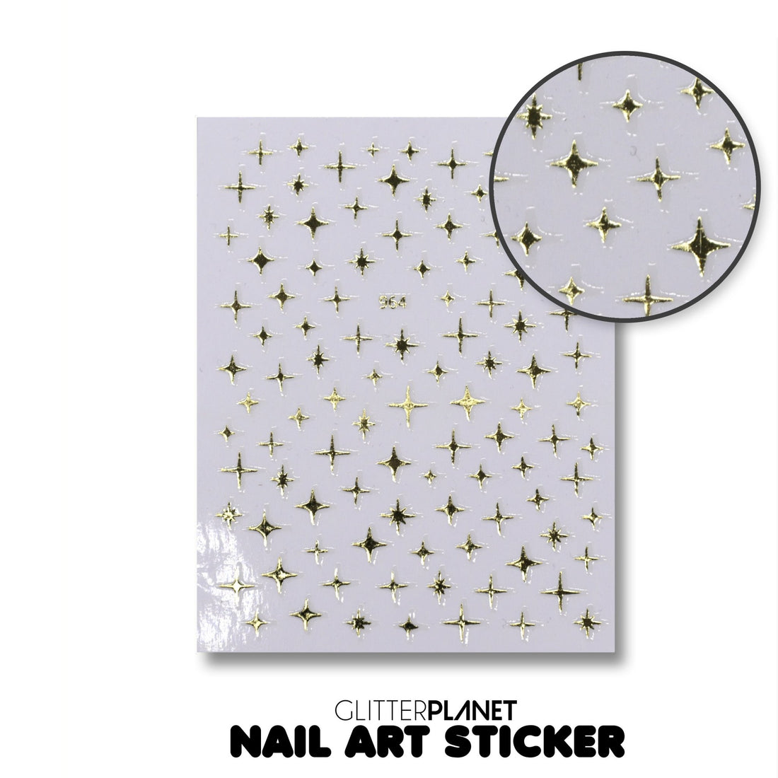 Lense Flare Nail Stickers - Pick your colour