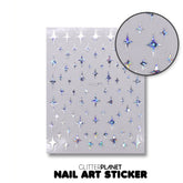 Lense Flare Nail Stickers - Pick your colour