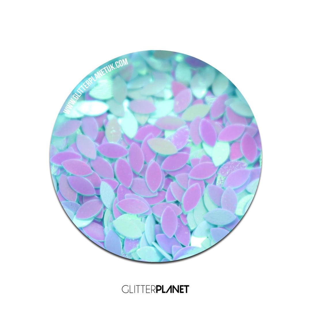 Loose Nail Glitter | Baby Blue Pearl Rice Shape