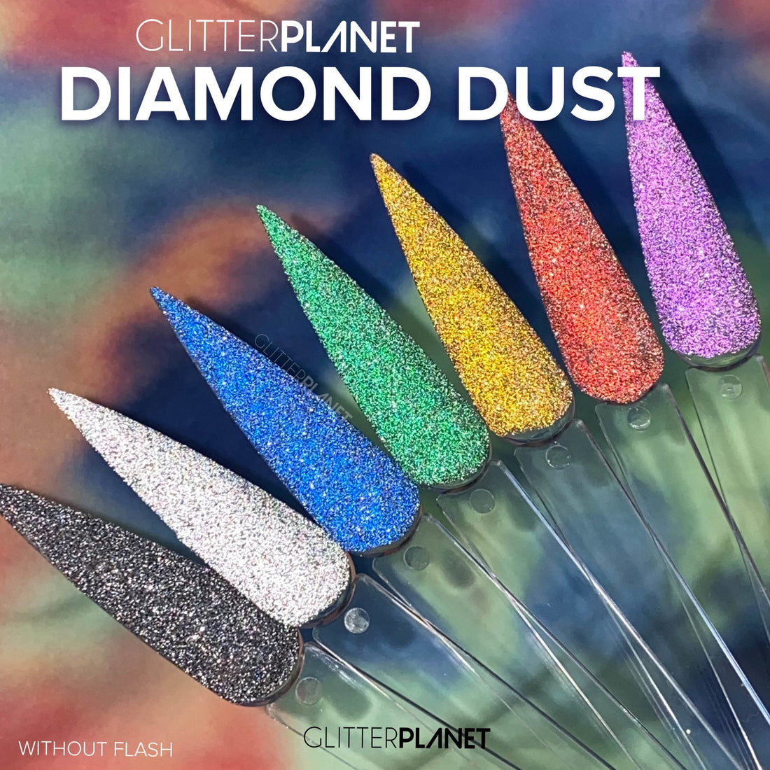 Loose Nail Glitter | Blue Diamond Dust Reflective Nail Glitter 5ml