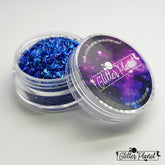 Loose Nail Glitter | Blue Holographic Tinsel