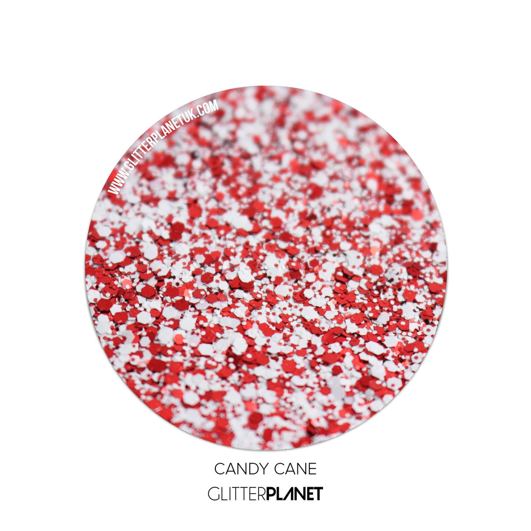 Loose Nail Glitter | Candy Cane