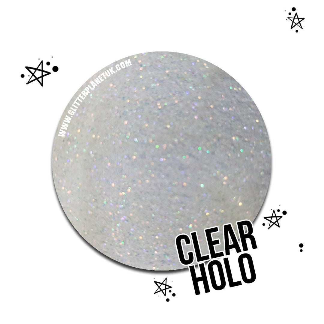 Loose Nail Glitter | Clear Holo