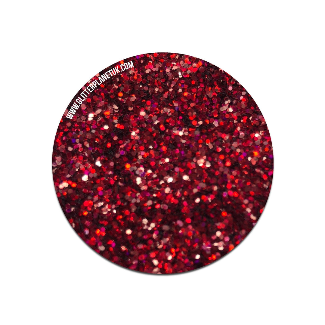 Loose Nail Glitter | Dazzle Red