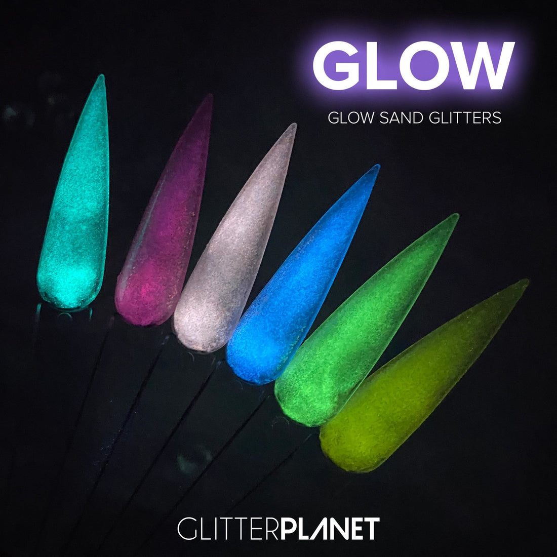 Loose Nail Glitter | Glow Sand Set + Singles