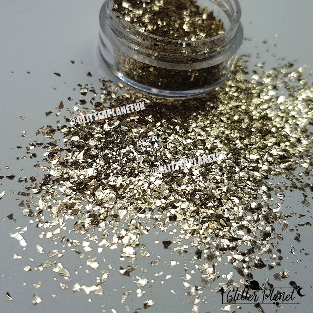 Loose Nail Glitter | Gold Shards