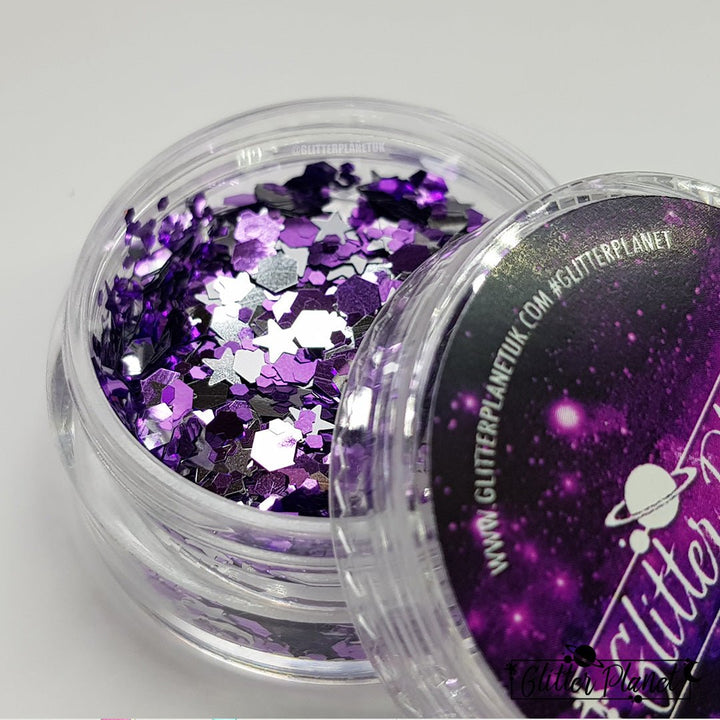 Loose Nail Glitter | Lavender Star