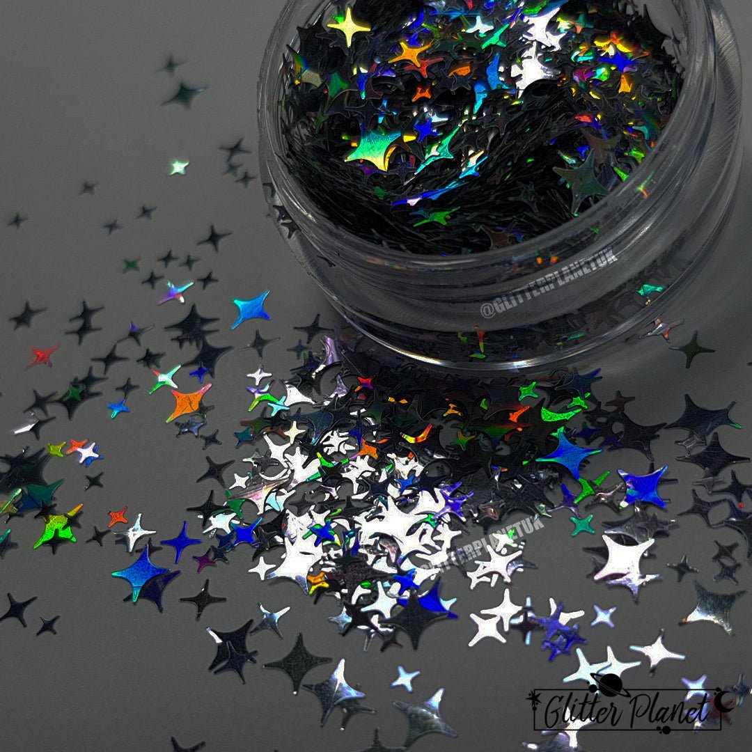 Loose Nail Glitter | Lense Flare - Silver Holographic