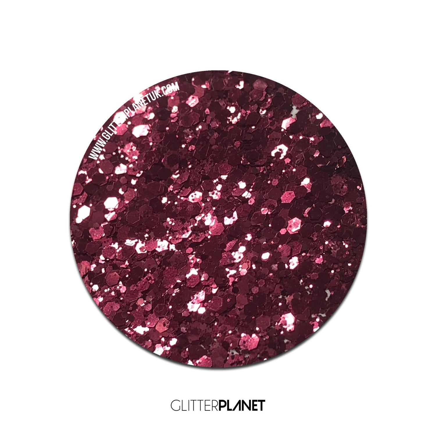 Loose Nail Glitter | Metallic Wine