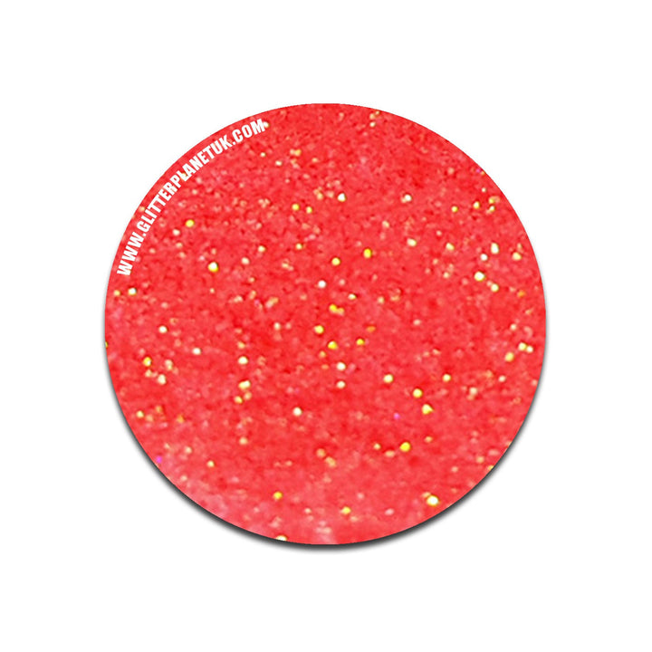 Loose Nail Glitter | Neon Iridescent Coral