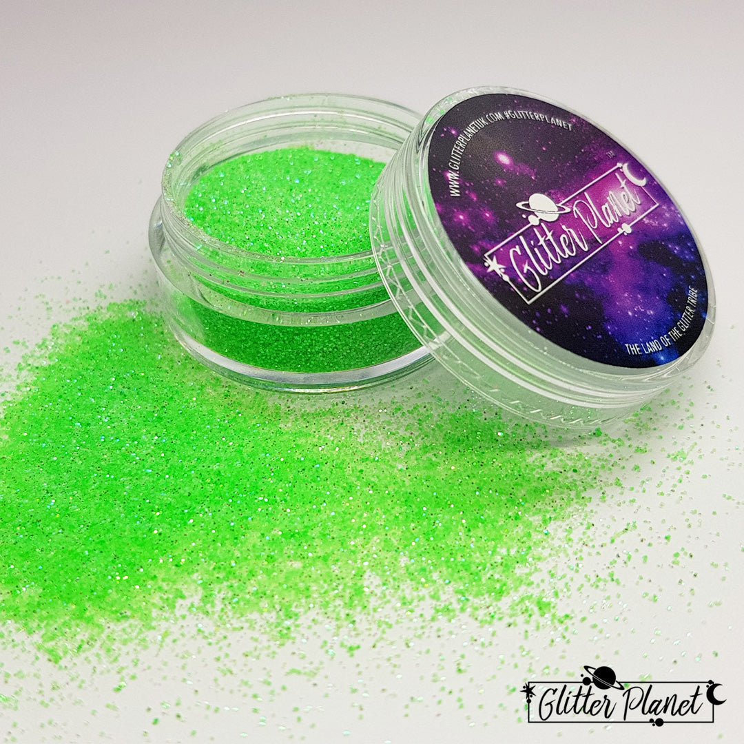 Loose Nail Glitter | Neon Iridescent Green