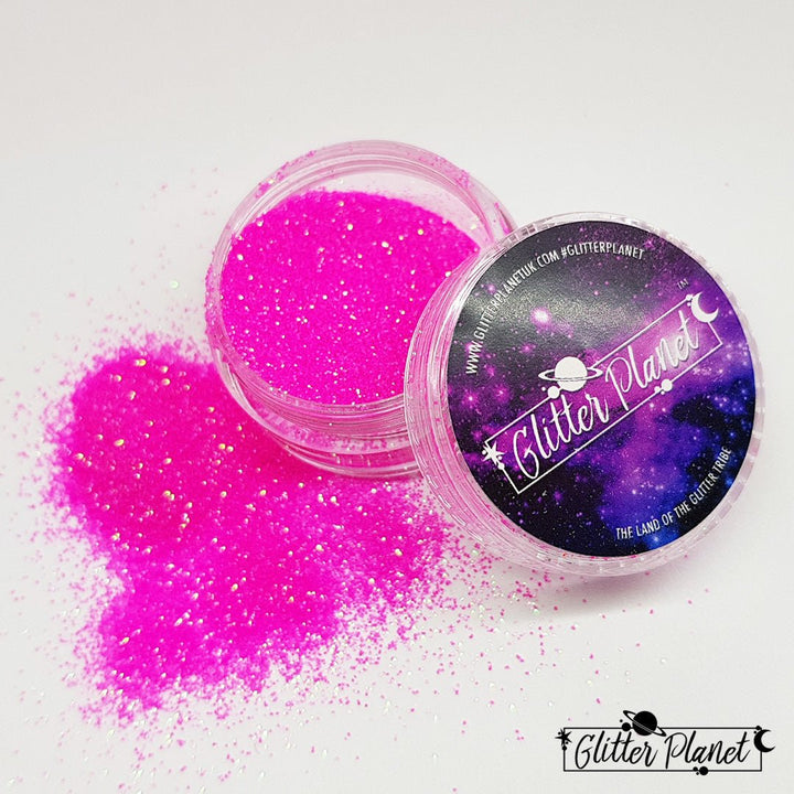 Loose Nail Glitter | Neon Iridescent Pink