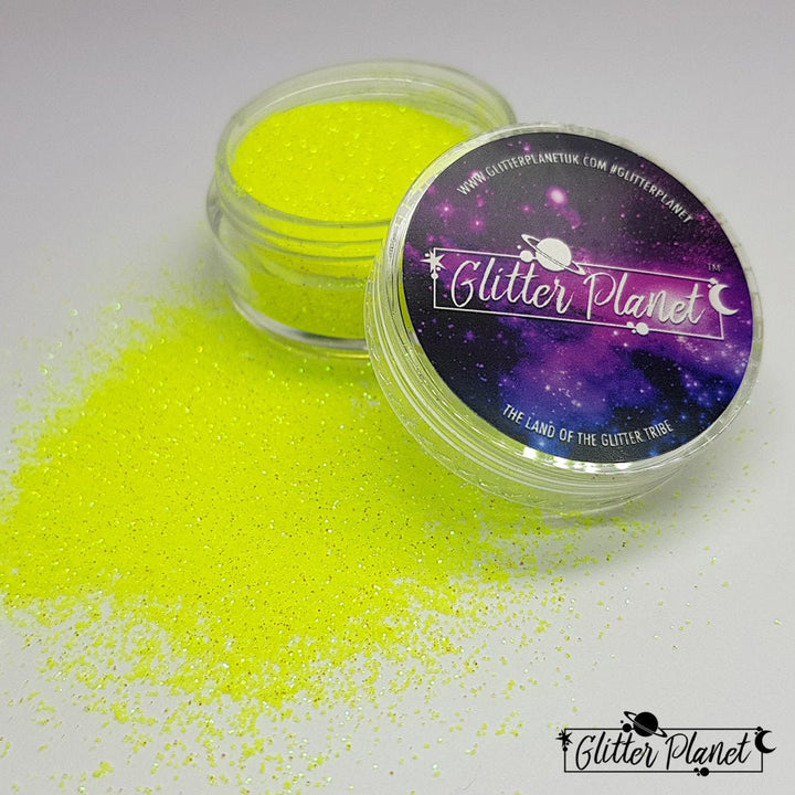 Loose Nail Glitter | Neon Iridescent Yellow