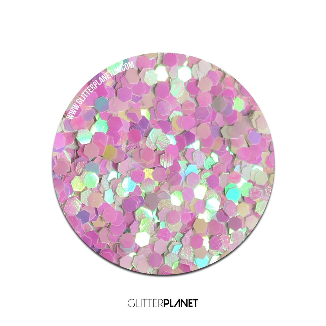 Loose Nail Glitter | Pearl Pink Hexagon